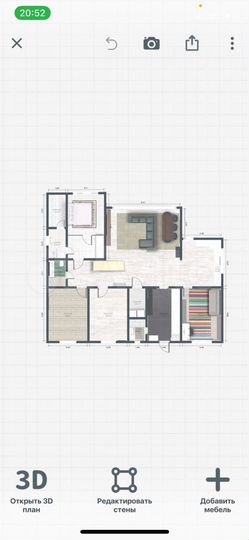 Коттедж 198 м² на участке 8 сот.