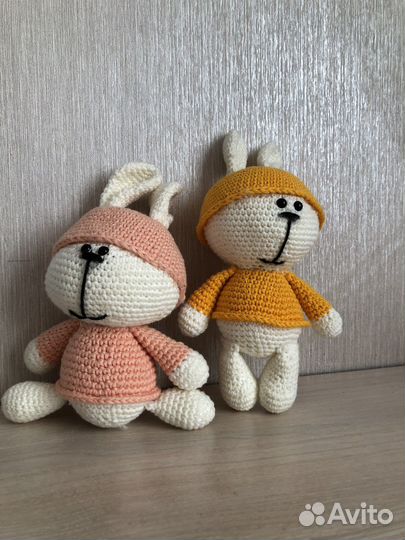 Вязаные игрушки ручная работа