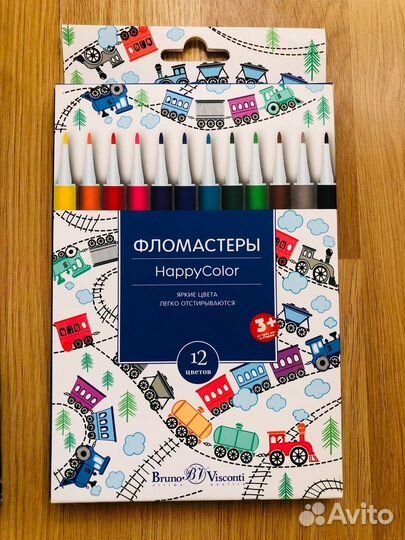 Карандаши, краски, фломастеры