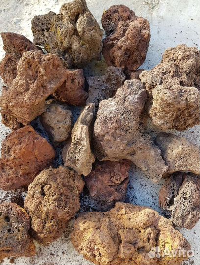 Лава вулканическая для аквариума и не только