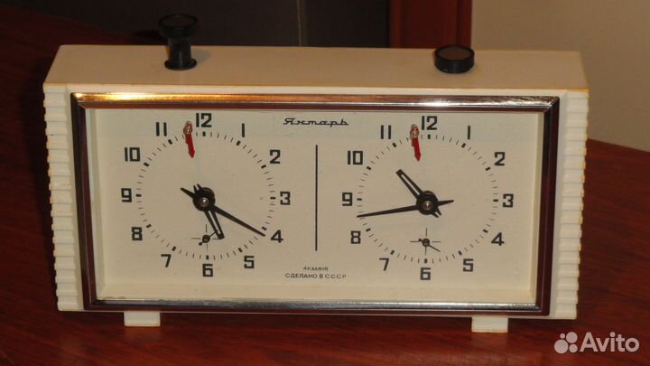 Часы шахматные Янтарь СССР