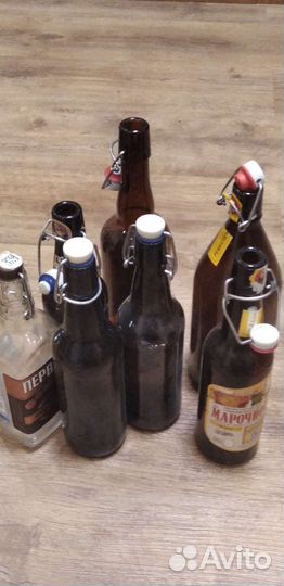 Бутылки с бугельной пробкой