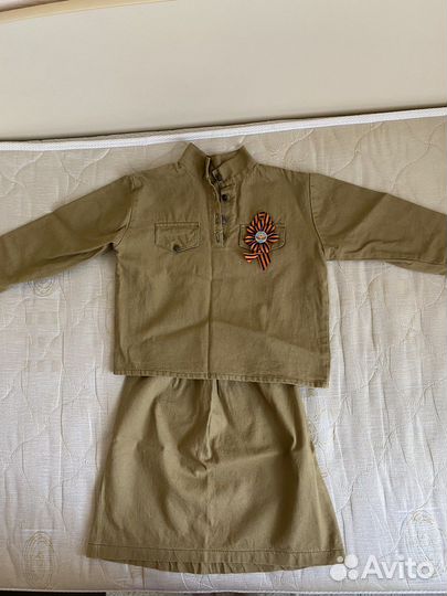 Костюм на девочку к 9 мая