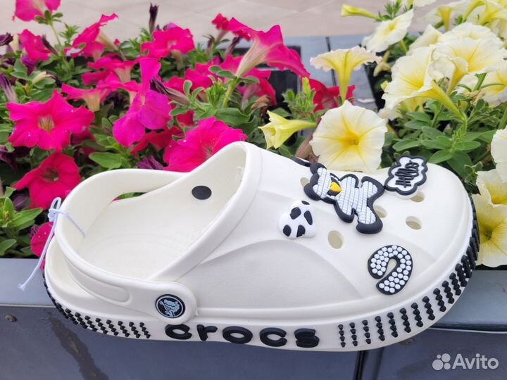 Crocs сабо яркие, мягкие унисекс