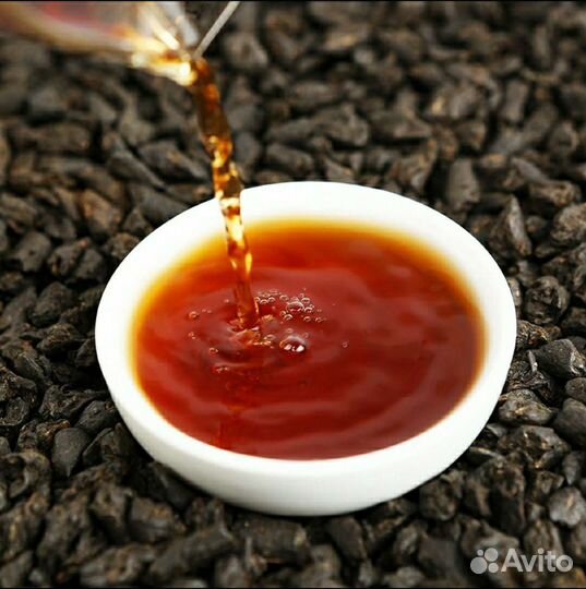 Рисовый пуэр, чайные камни, черный китайский чай