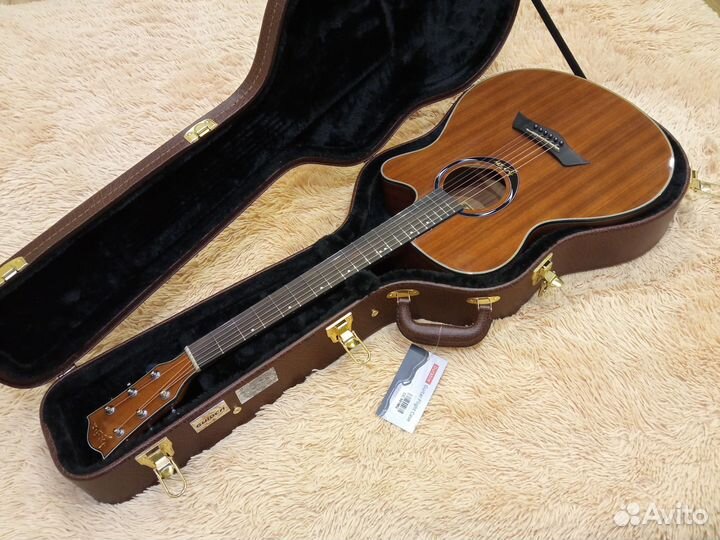 Акустическая гитара с кейсом