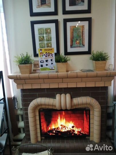 Дверка каминная дку - 9С (Литком )