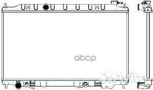 Радиатор двигателя 33411055 Sakura