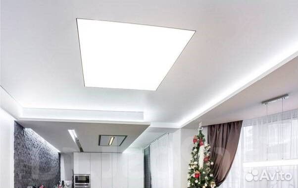 Натяжные световые потолки