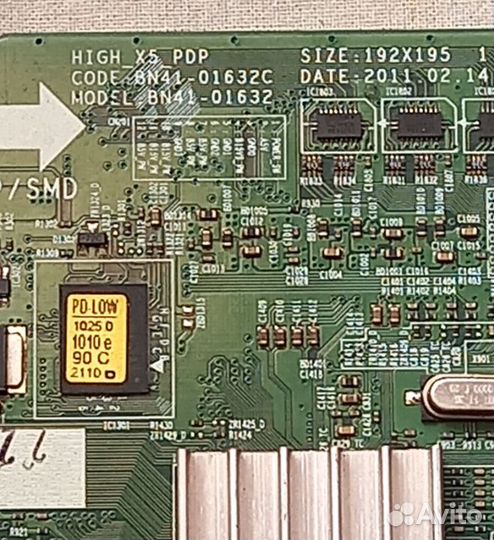 Комплектующие для тв Samsung PS 43D452A5W