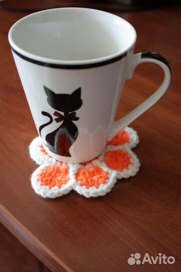 Подставки под кружку (лапка кота, котолапка)