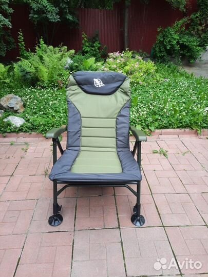 Кресло карповое раскладное с откидной спинкой