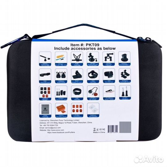 Набор аксессуаров для Go pro, 53 предмета