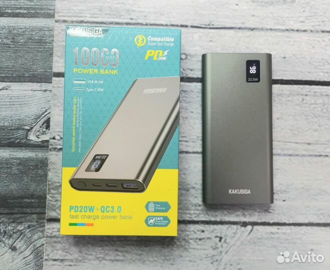 Power bank 10000 mah с быстрой зарядкой
