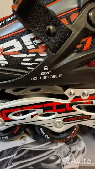 Reaction Роликовые коньки дет раздвижные оригинал