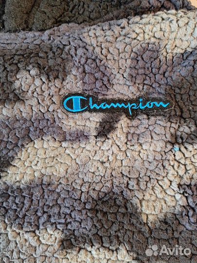 Флисовый худи Champion. Винтаж XL
