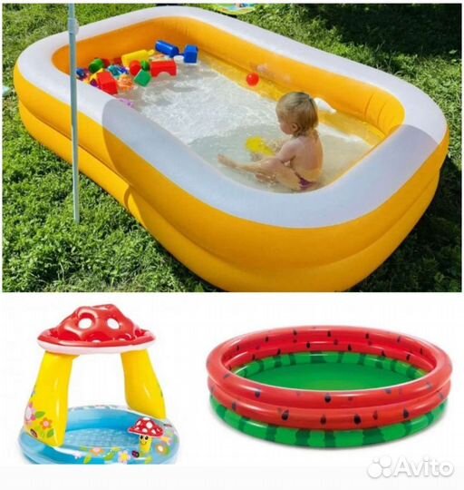 Intex Мандарин 2,9 тр,Арбуз1,5тр