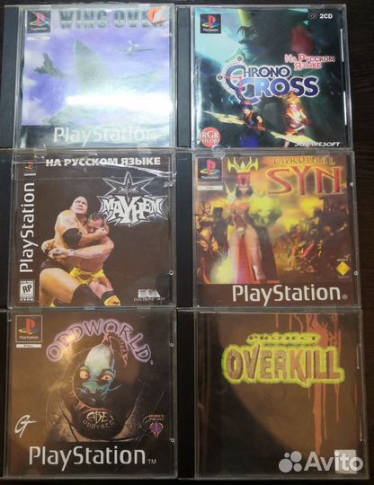 Игровые диски на Sony PlayStation 1