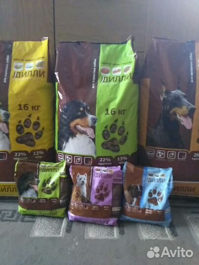 Корм для собак Дилли 14кг