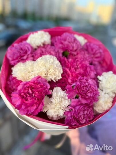 101 Роза Цветы Букеты Пионы