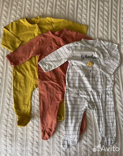 Одежда пакетом для девочки 6-9 мес