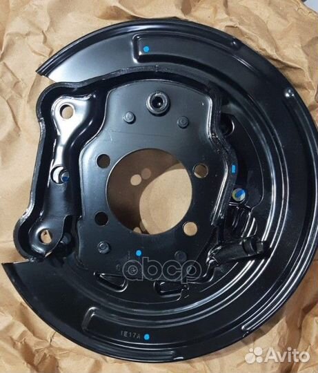 Щит опорный заднего левого диска chevrolet lacetti