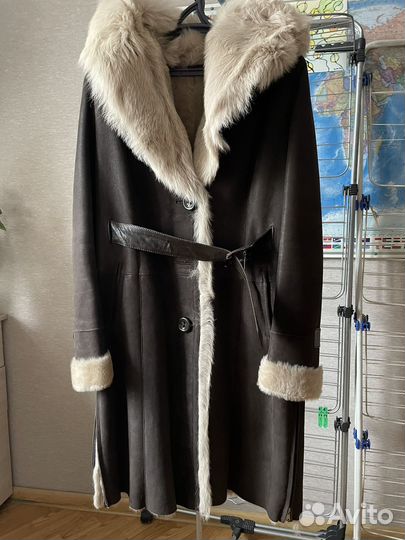 Дубленка натуральная женская оазмер 46-48