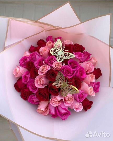 101 роза 51 роза 35 25 букет роз Цветы Доставка