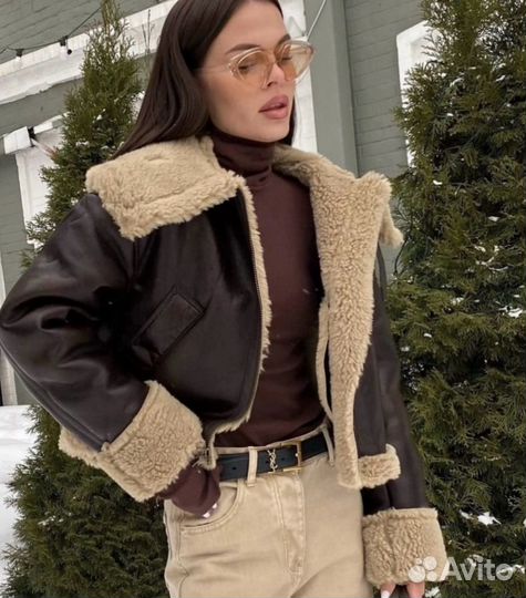 Дублёнка новая оверсайз