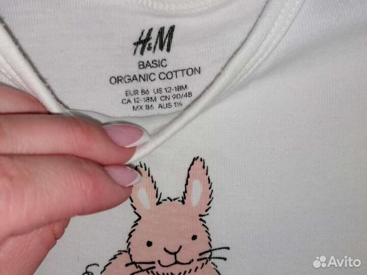 Боди для девочки 86р hm