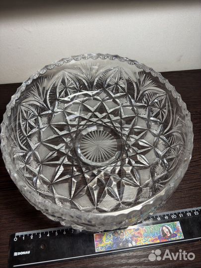 Салатник хрустальный СССР большой
