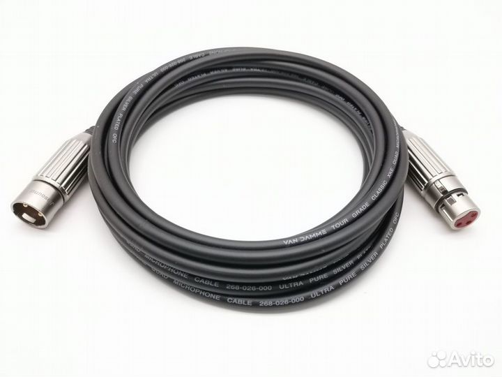 G2-XLR-M-F-0300-0 Кабель микрофонный XLR-M-F, 3м, ZZcable