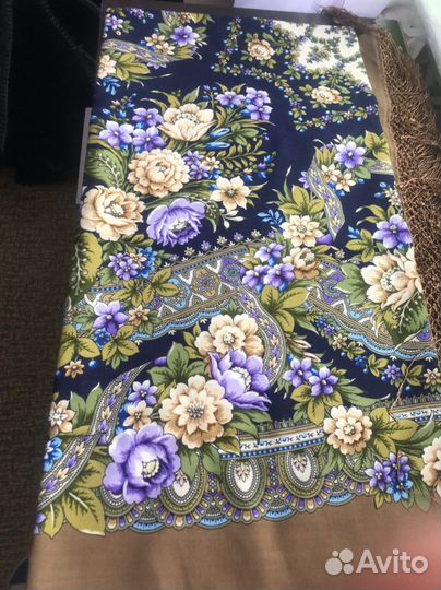 Павловопосадский платок р 148 Любимая