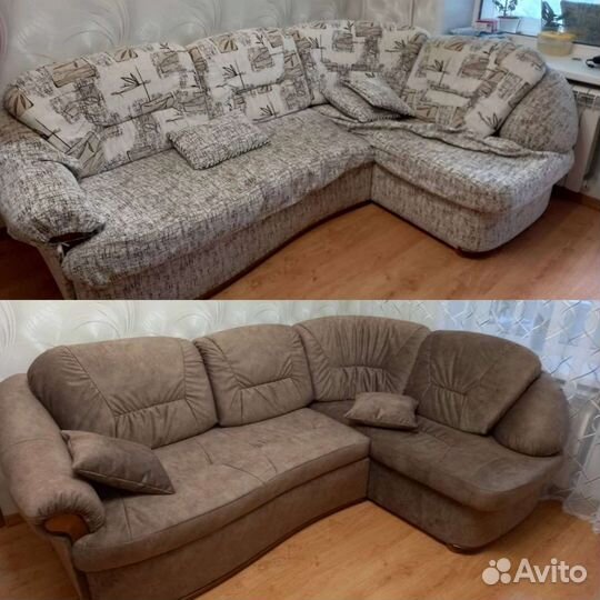 Ремонт и перетяжка мягкой мебели +химчистка