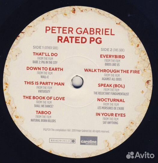 Винил Peter Gabriel – Rated PG