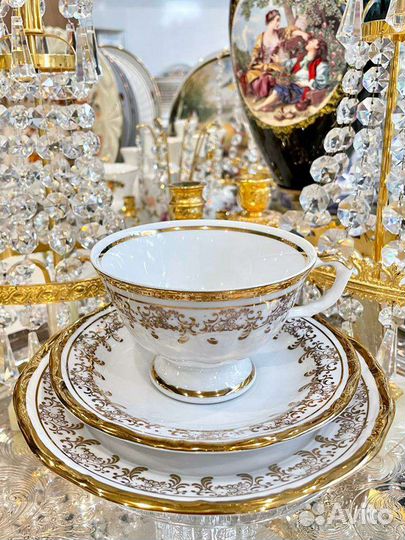 Антиквариат Чайное трио Walbrzich - Валбжих Польша