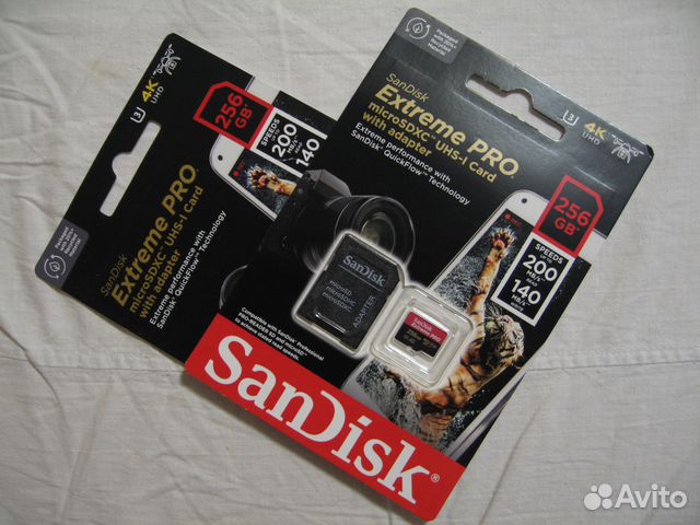 SanDisk Карта памяти Extreme PRO 256 гб (sdsqxcd-2 купить в Москве с ...