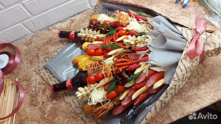 Мужские букеты съедобные