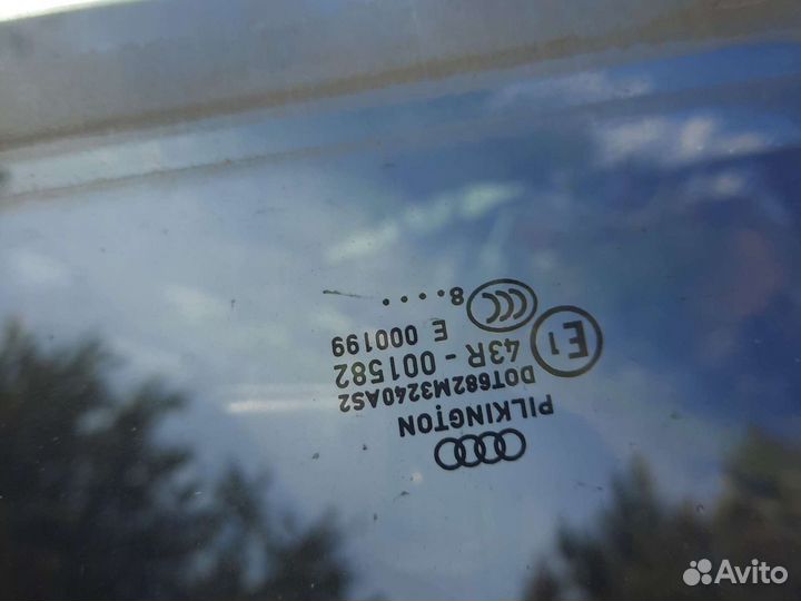 Стекло двери audi a4 b8