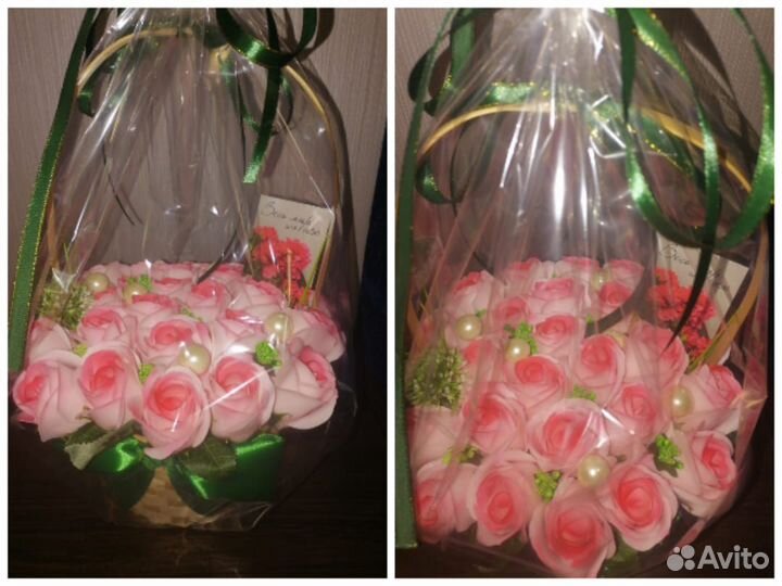 Букет цветов из мыла