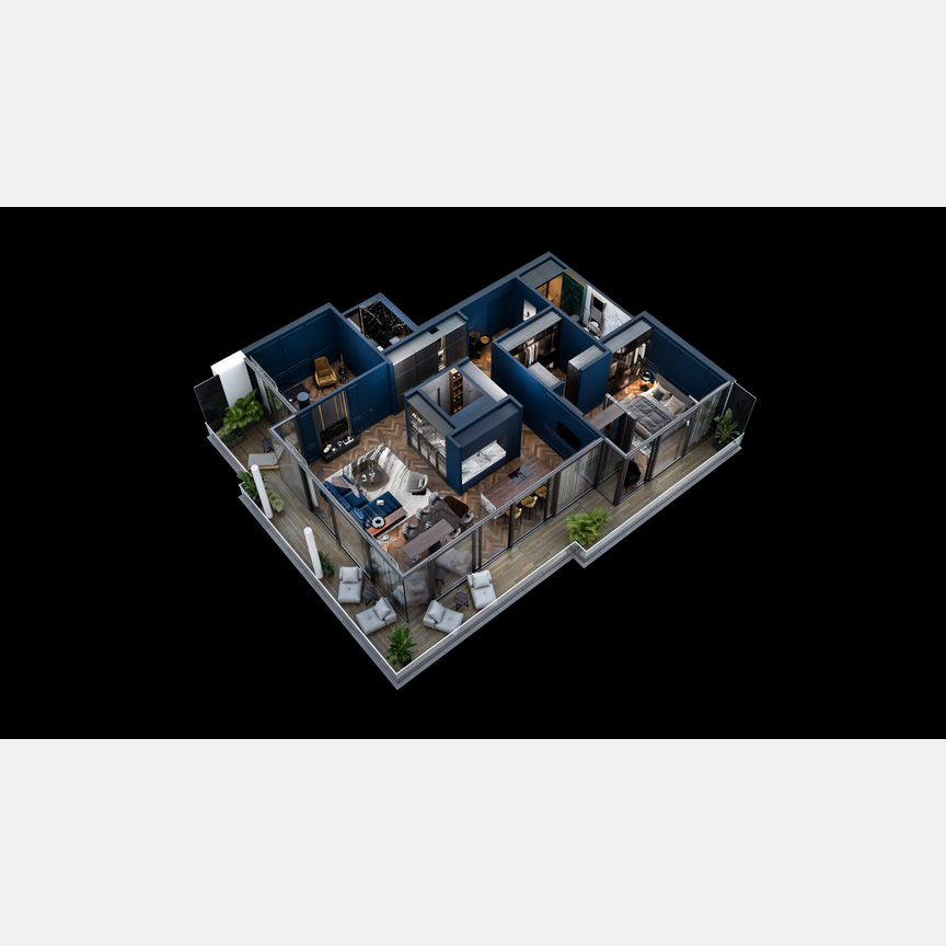 2-к. квартира, 140,3 м², 17/18 эт.