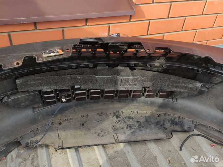 Передний бампер на Опель Корса Д рестайлинг