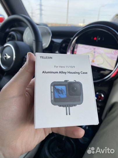 Рамка для GoPro 9,10,11 металлическая Telesin