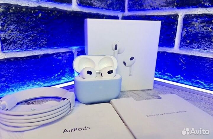 Наушники AirPods 3 + чехол Миасс