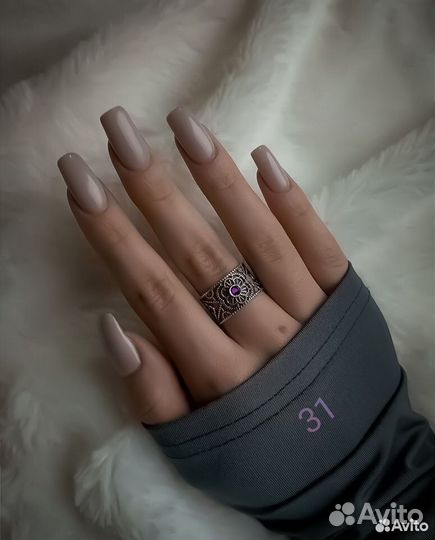 Кольца серебряные на весь палец на фалангу кольцо