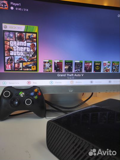 Xbox 360e freeboot, 250гб+33 игры