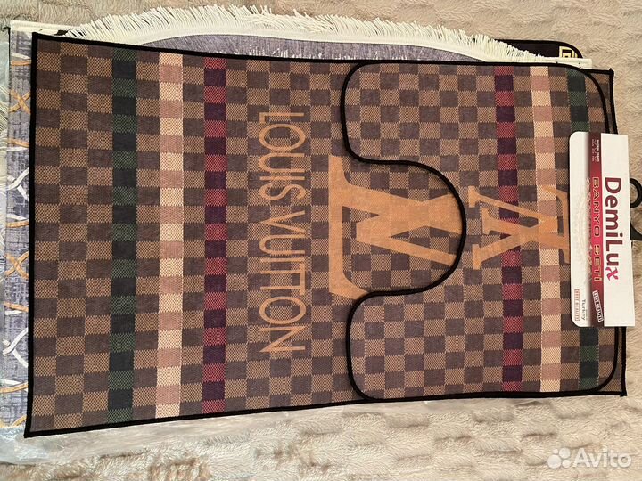 Коврик для ванной и туалета противоскользящий