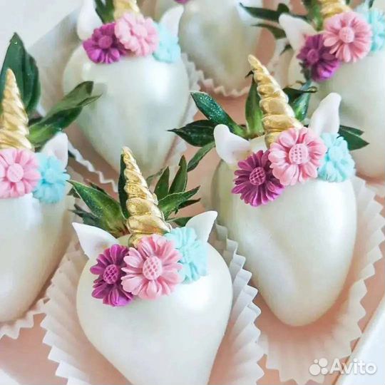 Клубника в шоколаде Единорожки