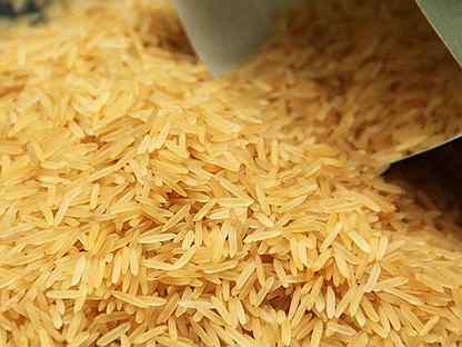 Золотистый пропаренный рис Басмати