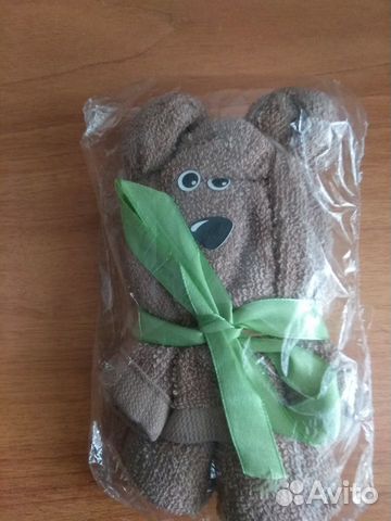 Сувенирное полотенце в виде мишки